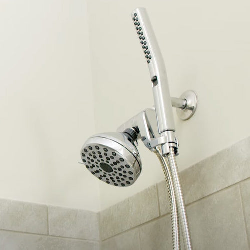 How to install a handheld shower head with hose