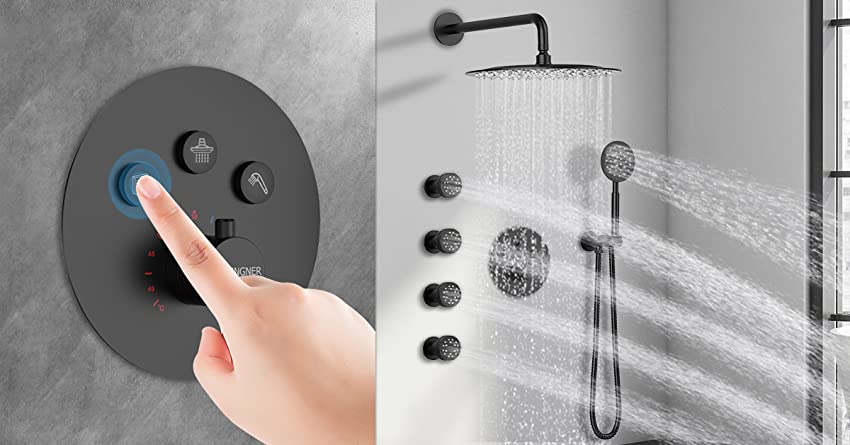 Choose a thermostatic shower or a hot and cold shower?