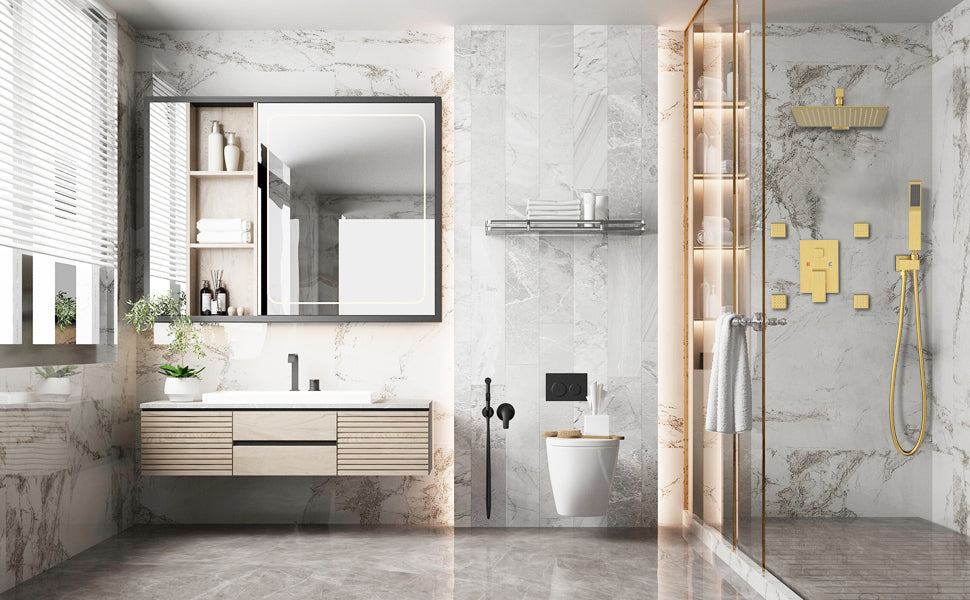 Decoding Modern Luxury: Comparing Wall Mounted and Ceiling Mounted Shower Systems