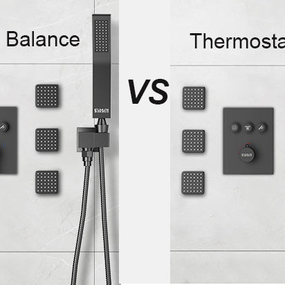 Pressure balance vs thermostatic shower valve