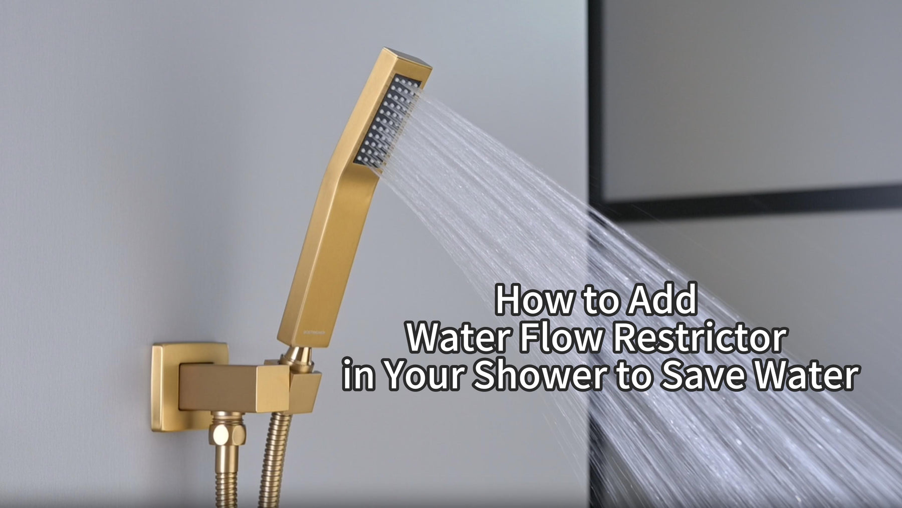 How to Add a Flow Restrictor in Your Shower to Save Water