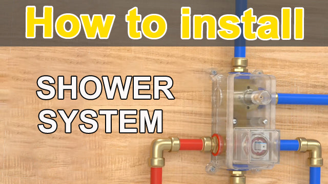How to install shower systems