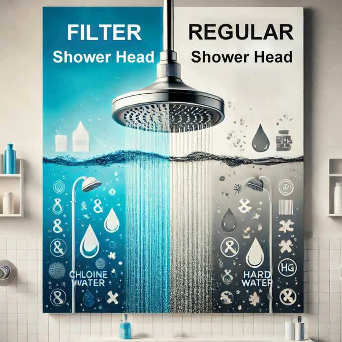 Filter Shower Head vs. Regular Showerhead: What's the Difference?