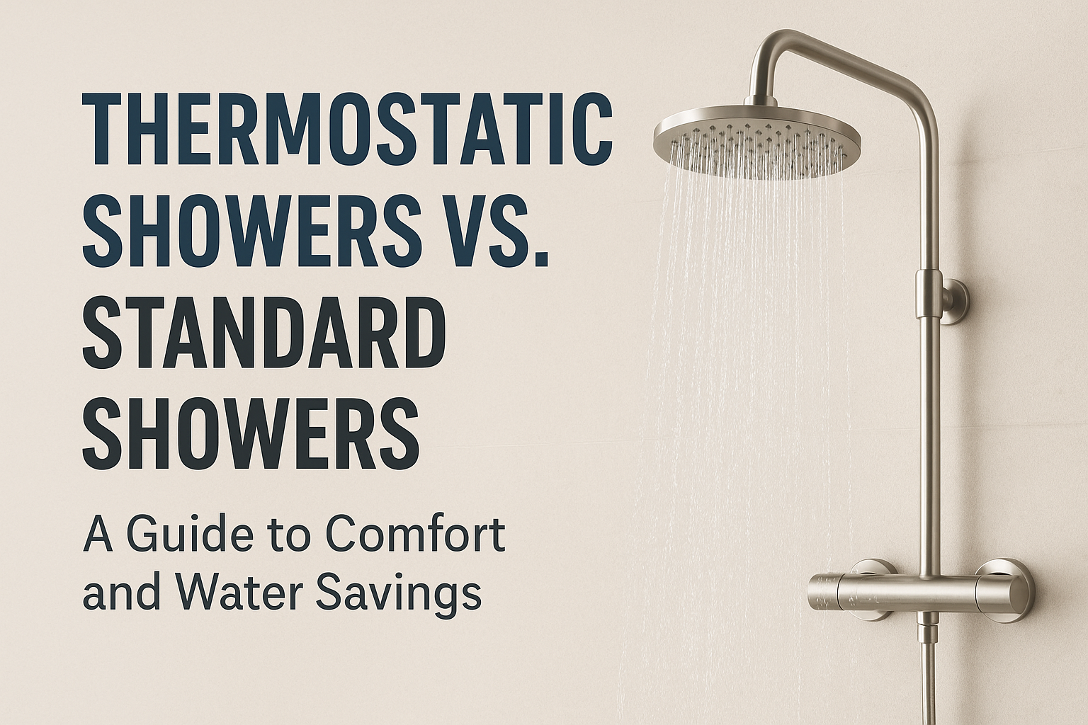 Thermostatic Showers vs. Standard Showers: A Guide to Comfort and Water Savings