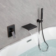 Bostingner Waterfall Bathtub Faucet Set with Sprayer ORB - Bostingner