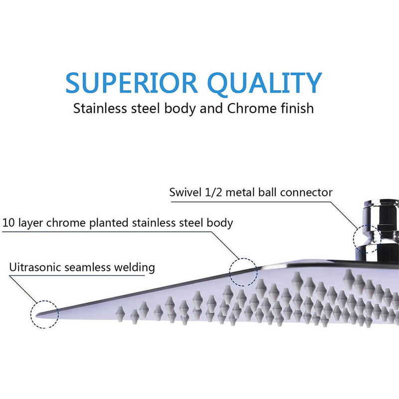 Bostingner Square Rain Shower Head - Bostingner