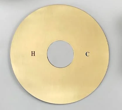 Bostingner Custom Gold Round Back Plate 13 Inch - Bostingner