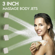 Bostingner 3 Function Shower System Push Button Brushed Nickel 16 Inch - Bostingner