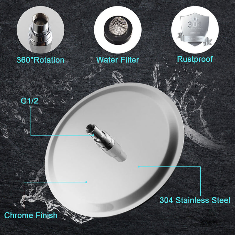 Bostingner Round Rain Shower Head - Bostingner