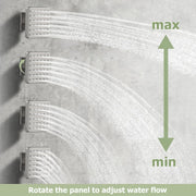 Bostingner Adjustable Flow Shower Body Spray Jets 3 Inch Square - Bostingner