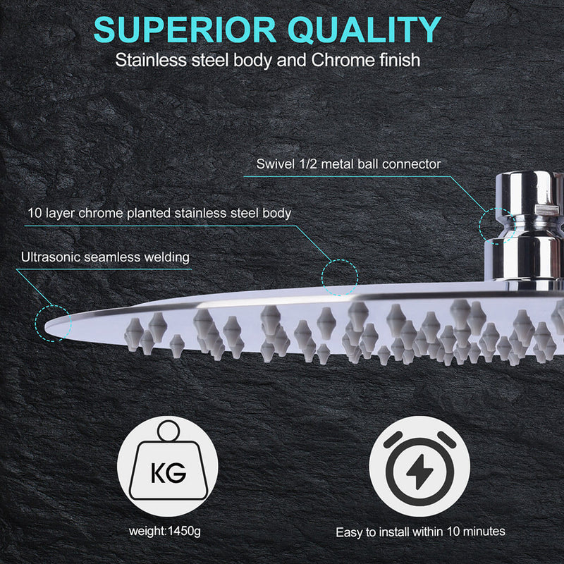 Bostingner Round Rain Shower Head - Bostingner