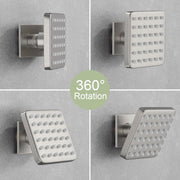 Bostingner Adjustable Flow Shower Body Spray Jets 3 Inch Square - Bostingner