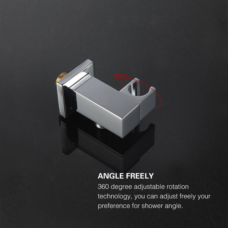 Bostingner Shower Holder Square With Water Outlet - Bostingner