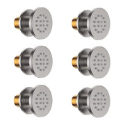 Bostingner Round Shower Body Spray Jets Wall Mount Brushed Nickel - Bostingner