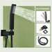 Bostingner Shower Faucet Set Ceiling Mount Shower System 10 Inch Matte Black - Bostingner