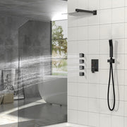 Bostingner Brass Shower Body Sprays Massage Spa Side Jets 2 Inch Black - Bostingner