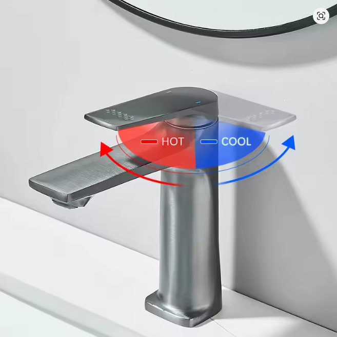 Bostingner Modern Waterfall-style Bathroom and Kitchen Faucet, Single-hole Installation - Bostingner