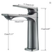 Bostingner Modern Waterfall-style Bathroom and Kitchen Faucet, Single-hole Installation - Bostingner