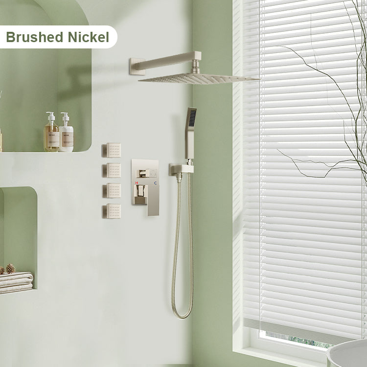 Brushed Nickel Shower System