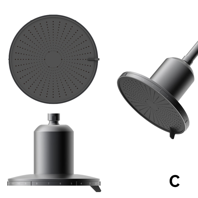 Bostingner 7-Inch Filtered Shower Head with Time-Tracking Feature - Bostingner