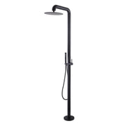 Bostingner Freestanding Outdoor  Shower Faucet Set with Shower Head Matte Black - Bostingner