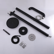 Bostingner Freestanding Outdoor  Shower Faucet Set with Shower Head Matte Black - Bostingner