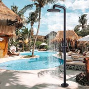 Bostingner Freestanding Outdoor  Shower Faucet Set with Shower Head Matte Black - Bostingner