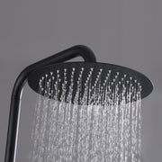 Bostingner 12" Free Standing Outdoor Shower System with Shower Head Matte Black - Bostingner