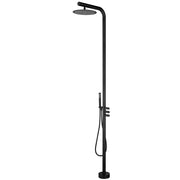 Bostingner 12" Free Standing Outdoor Shower Faucet Set with Shower Head Matte Black - Bostingner