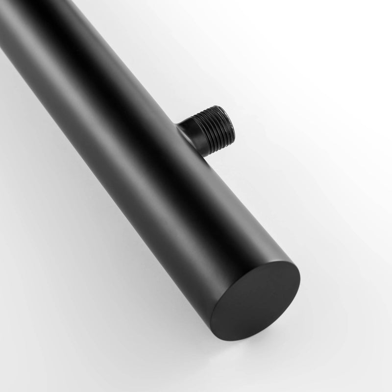 Bostingner 12" Free Standing Outdoor Shower Faucet Set with Shower Head Matte Black - Bostingner