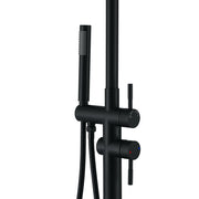 Bostingner 10" Freestanding Outdoor Shower System Height Adjustable Matte Black - Bostingner
