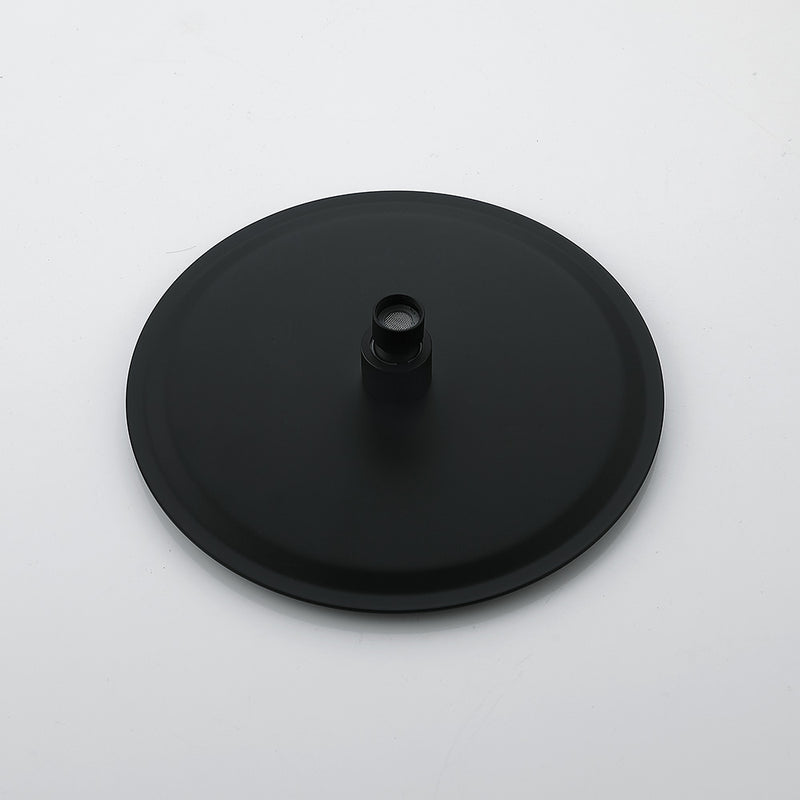 Bostingner 10" Freestanding Outdoor Shower System Height Adjustable Matte Black - Bostingner