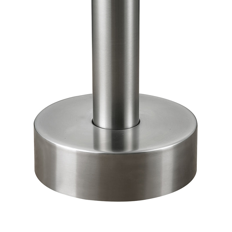 Bostingner 10" Freestanding Outdoor Shower System Height Adjustable Brushed Nickel - Bostingner