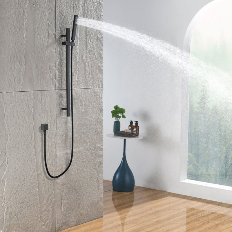 Bostingner Handheld Shower Head with Slide Bar Combo Matte Black - Bostingner