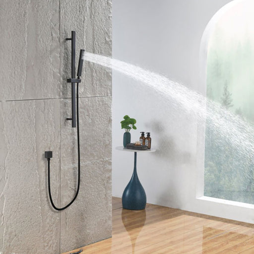 Bostingner Handheld Shower Head with Slide Bar Combo Matte Black - Bostingner