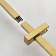 Bostingner Handheld Shower Head with Slide Bar Combo Brushed Gold - Bostingner