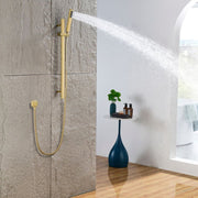 Bostingner Handheld Shower Head with Slide Bar Combo Brushed Gold - Bostingner