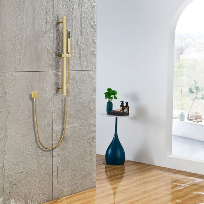 Bostingner Handheld Shower Head with Slide Bar Combo Brushed Gold - Bostingner