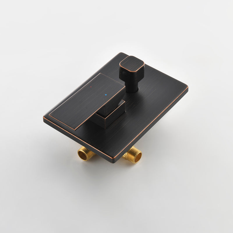 Bostingner Waterfall Bathtub Faucet Set with Sprayer ORB - Bostingner