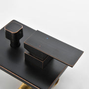 Bostingner Waterfall Bathtub Faucet Set with Sprayer ORB - Bostingner