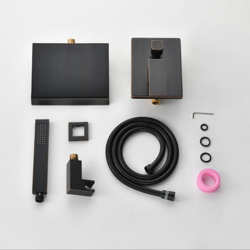 Bostingner Waterfall Bathtub Faucet Set with Sprayer ORB - Bostingner