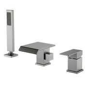 Bostingner Tub Faucet with Handheld Shower Gunmetal Grey - Bostingner