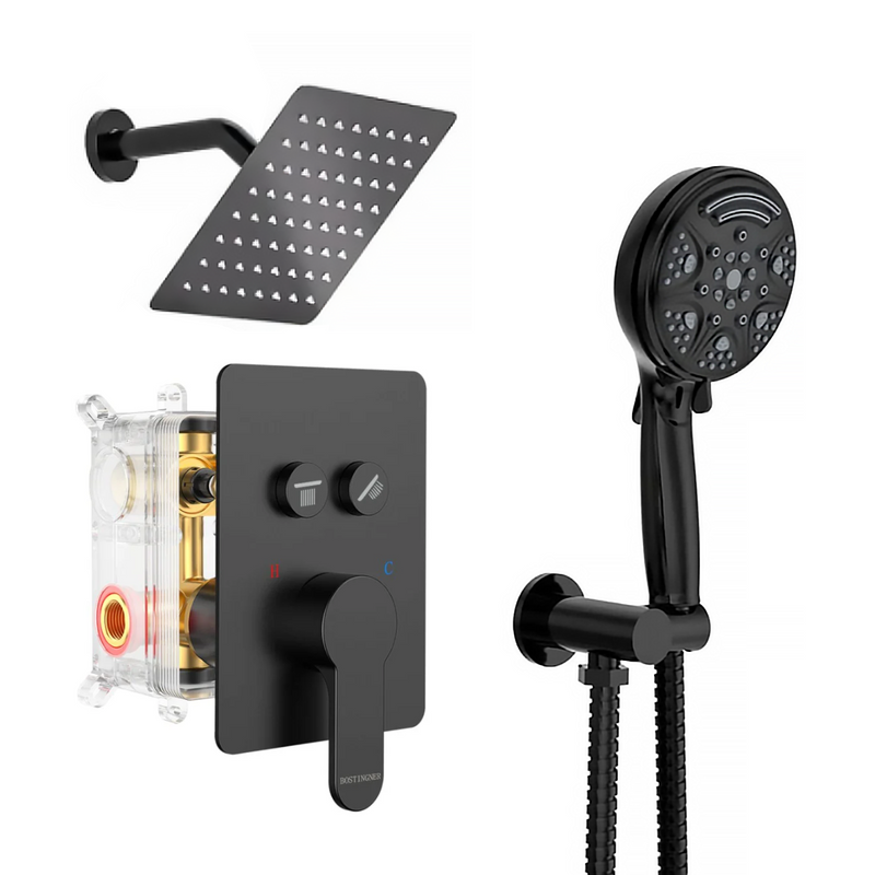 Bostingner Two Function Shower System with Push Button - Bostingner