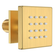 Bostingner Stainless Steel Shower Body Sprays Massage Spa Side Jets Wall Mounted Brushed Gold - bostingner