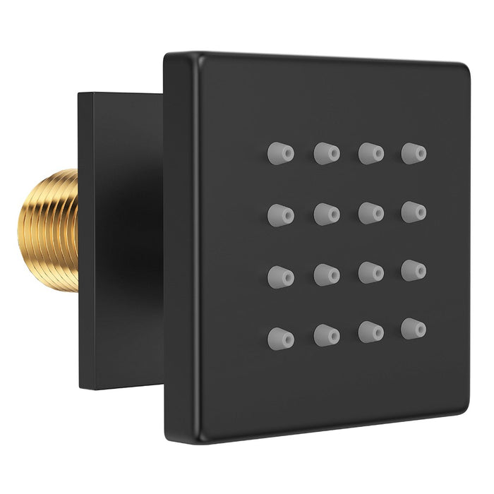 Brass Round Swivel Side Shower Assage Body Spray Jet In Atte Black 753510882 Brass Round Swivel Side Shower Assage Body Spray Jet In Atte Black 753510882