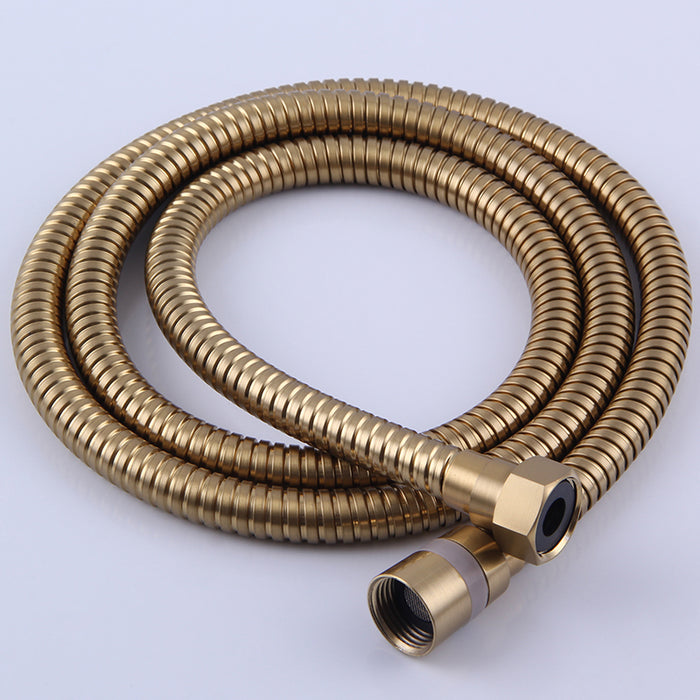  Kink-free Shower Hoses 59 For Handheld Shower Head Hose  Replacement Flexible Metal Hose Tube Extension Anti-twist Brass Connectors  Stainless Steel Brushed Nickel 59-Inch