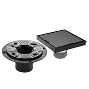 Bostingner Square Shower Drain with Removable Tile Insert Grate 4Inch/5Inch/6Inch/8Inch - bostingner