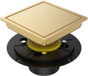 Bostingner Square Invisible Shower Floor Drain Detachable Bathroom Floor Drain Flange 4Inch/6Inch - bostingner