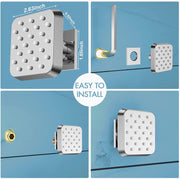Bostingner Shower Jets Body Spray Spa Massage Jets 3 Inch Square Chrome 4PCS - bostingner