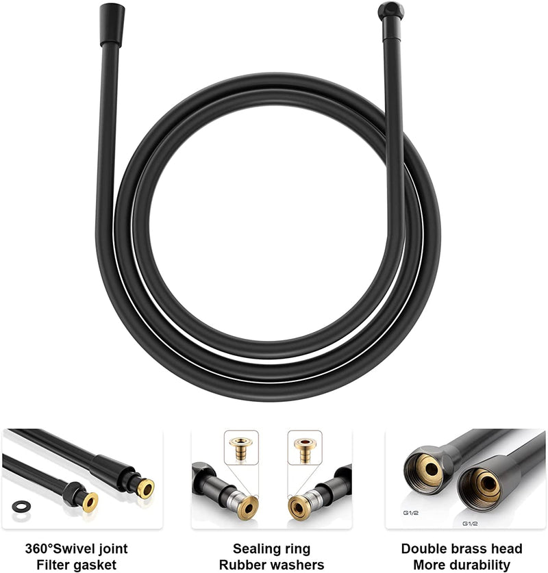 Bostingner 59 Inch PVC Handheld Shower Head Hose - bostingner